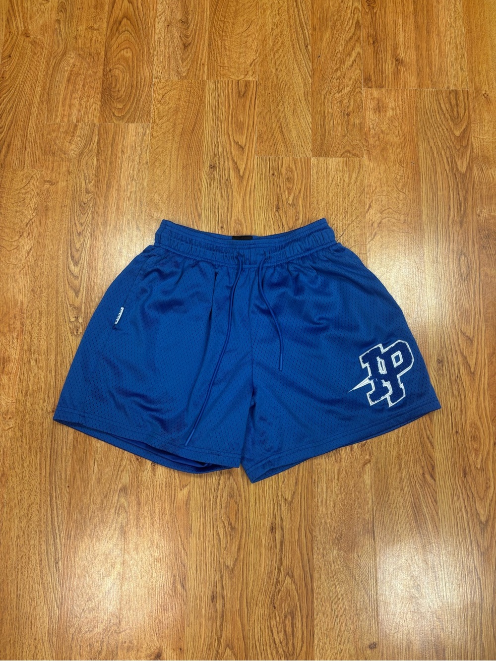 Inaka Power Royal Blue Men's Athletic Mesh Shorts
